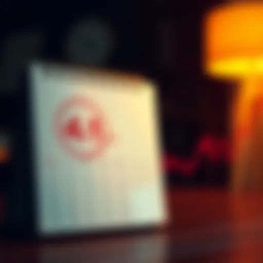 Family Reunion Countdown A calendar page with the date circled, symbolizing the countdown to a family reunion, alongside a downward trend graph representing the dipping crypto market.