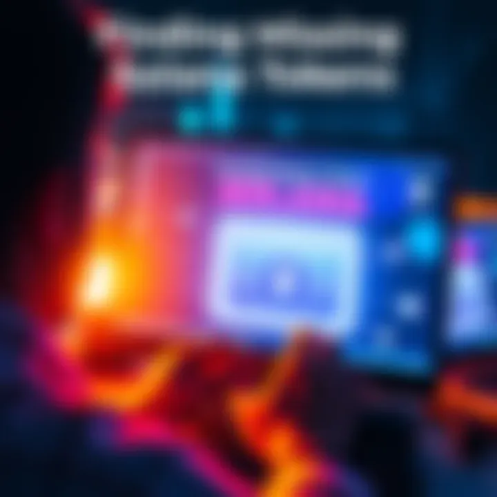 A person looking at a computer screen displaying a Phantom wallet with missing Solana tokens