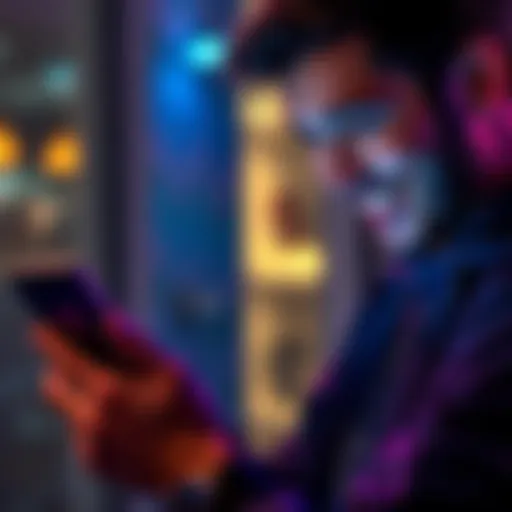 A person smiling while viewing their Ethereum wallet on a smartphone screen, expressing excitement about their investment.
