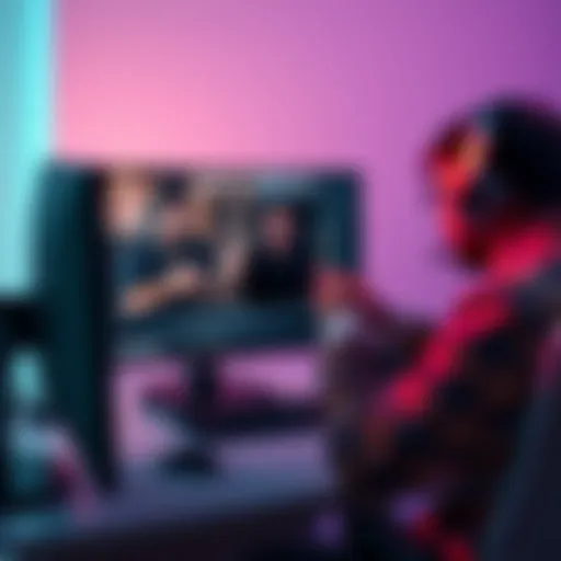 Streamer Flippinfi having an engaging discussion about Litecoin and Kaspa with KaspaSilver on a computer screen