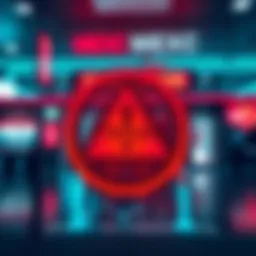 Alert about rise in fraud cases on MEXC exchange with warning symbol
