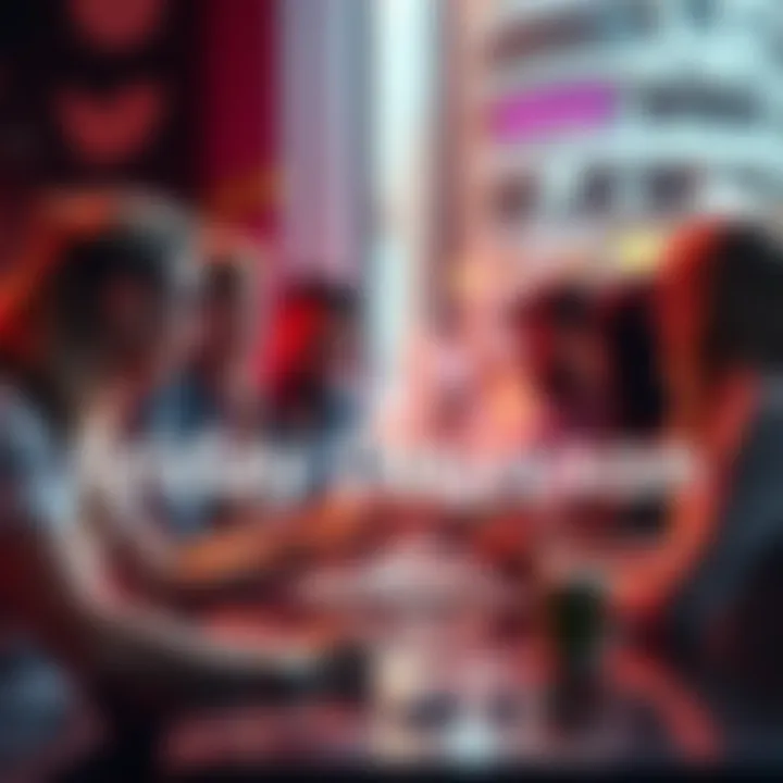 A group of people sharing ideas and discussing trading strategies in a friendly setting