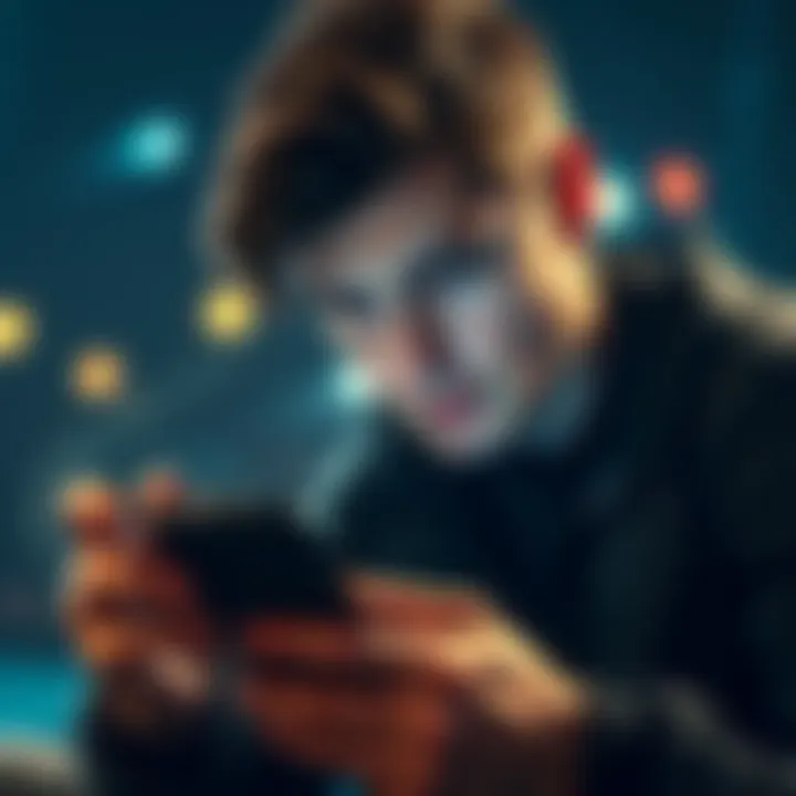 Person showing frustration while trying to buy cryptocurrency on Robinhood app