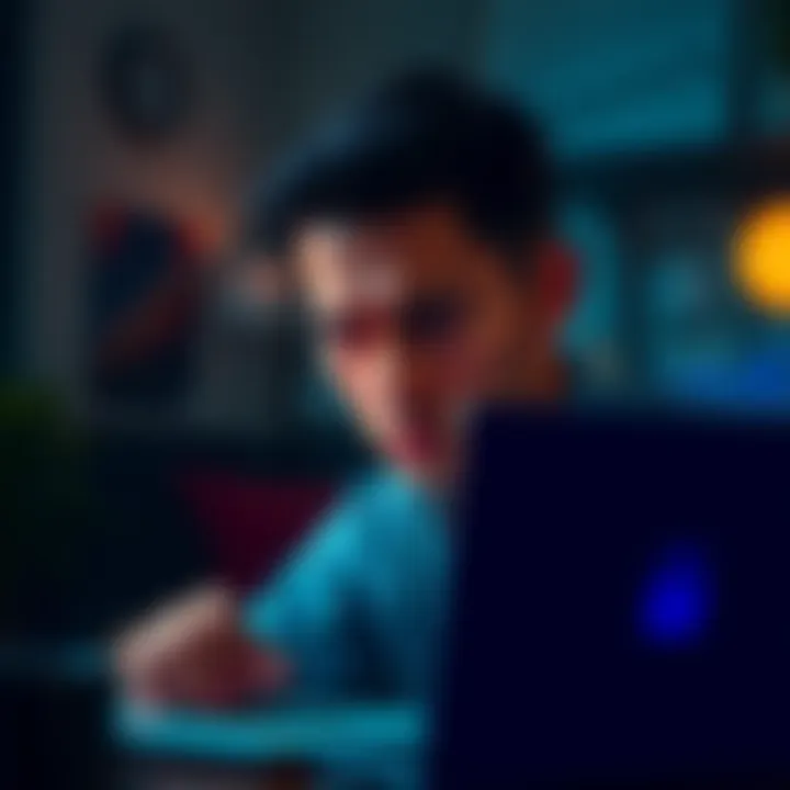 A person looking frustrated while staring at a locked laptop screen with Coinbase logo