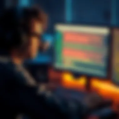 A frustrated person looking at their computer screen filled with crypto wallet errors and high fees during a USDC swap