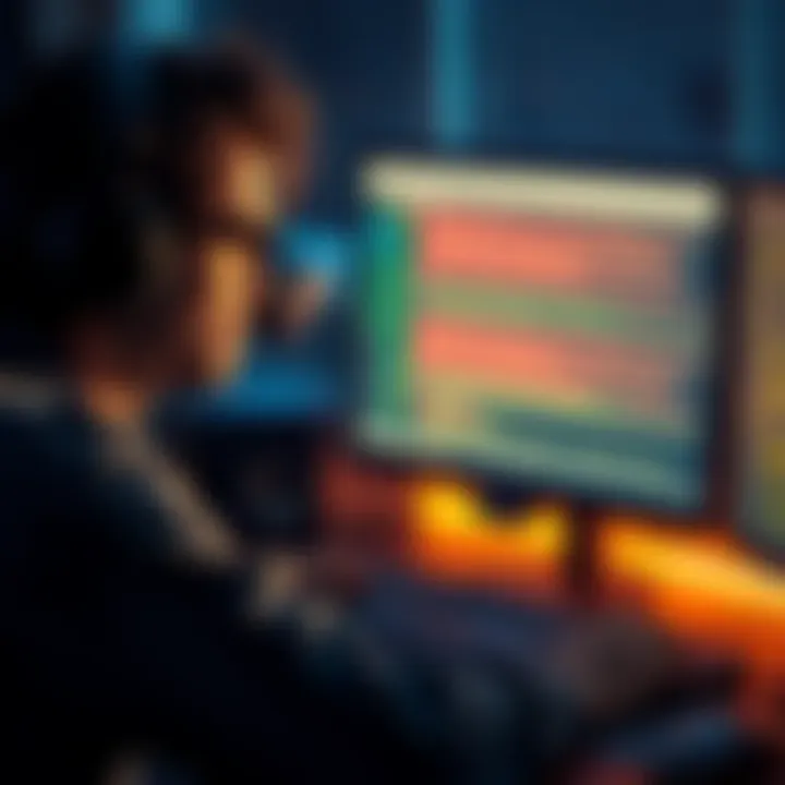 A frustrated person looking at their computer screen filled with crypto wallet errors and high fees during a USDC swap