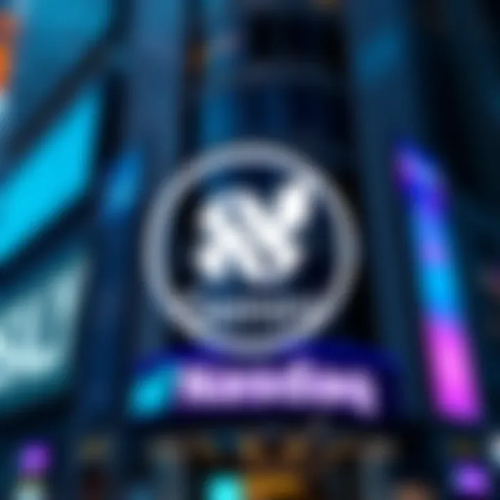Gemini logo with Nasdaq sign in the background, symbolizing the company's public offering