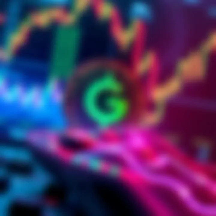 Graphic representation of the GIGGLEUSDT perpetual contract with a 50x leverage graphic and trading charts in the background