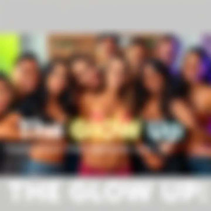 A group of individuals proudly showing their personal transformations, smiling and confident, surrounded by supportive friends, representing growth and change.