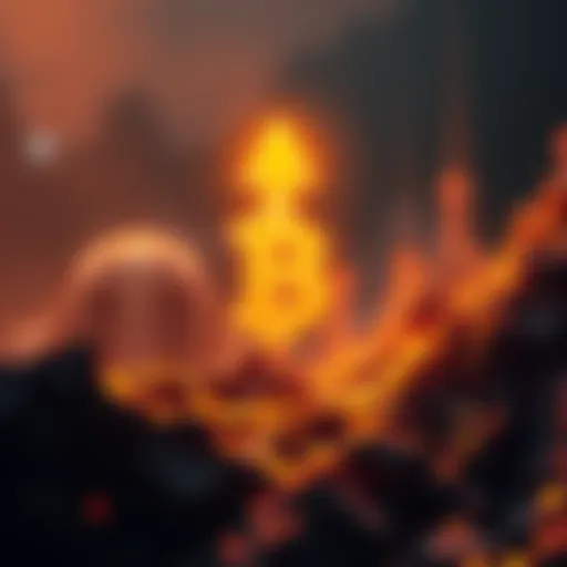 A visual representation of the Golden Cross indicator showing bullish momentum in cryptocurrency prices, with upward trending arrows symbolizing potential growth to $1.