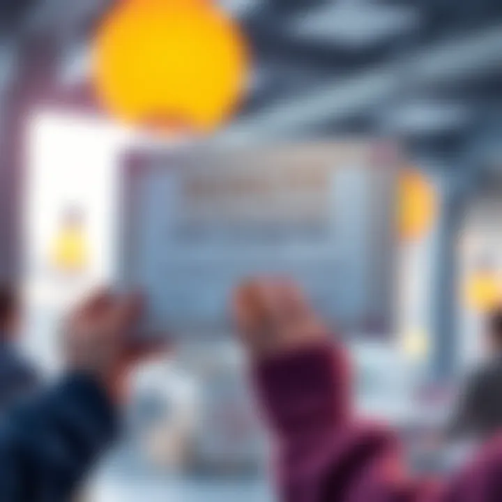 Illustration of a person holding a grant award certificate for DONUT distribution logic development.