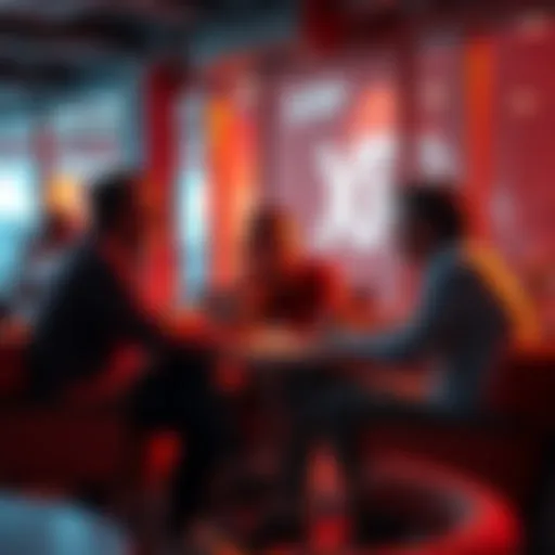 People discussing trustworthy sources for XRP news in a casual setting