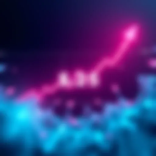 Graph showing Hedera's price trend toward $0.25, with upward arrows and market indicators