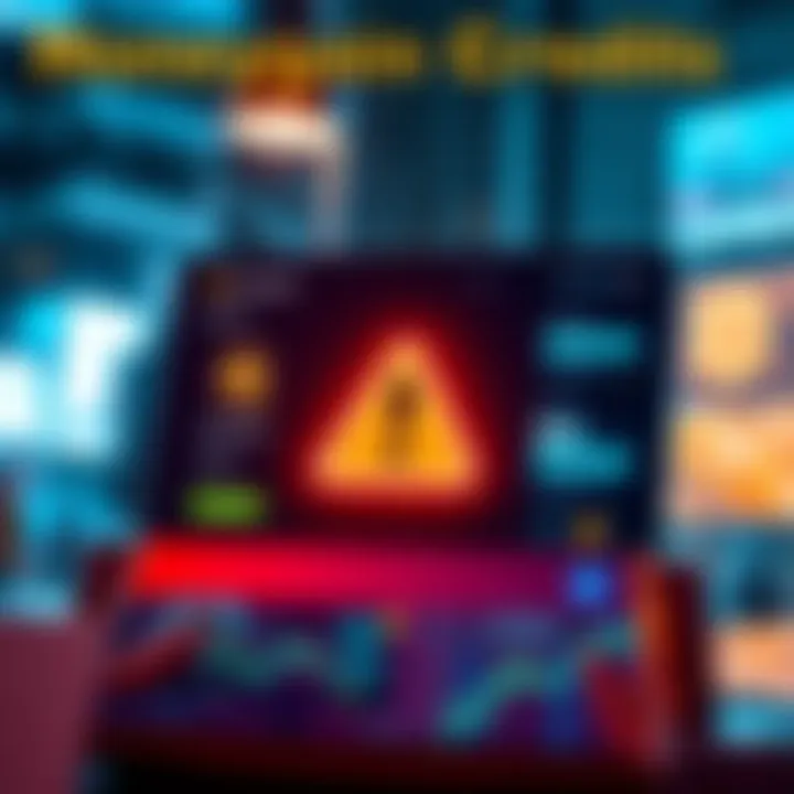 Screenshot of a user's Jumptask balance showing missing Honeygain credits with an alert sign