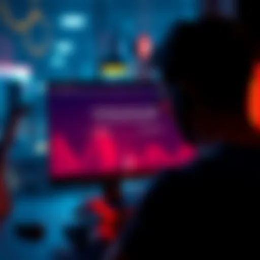 A person looking at a computer screen showing an error message about a denied cryptocurrency order for three coins.