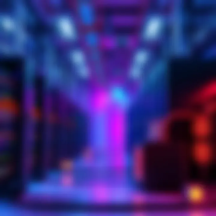 A setup showing S19 Pro and S19j Pro mining rigs in a data center environment, highlighting reliable hosting options for miners.