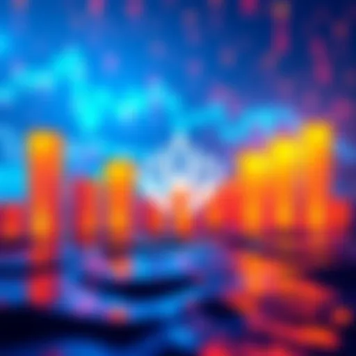 A graphic showing Hydration's logo with a backdrop of rising financial bars representing growth, symbolizing the achievement of over $500 million in total value locked within the DeFi sector.