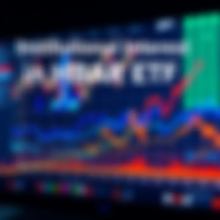 A graph showing rising interest and investment trends in Hedera's HBAR ETF, highlighting potential institutional inflows.