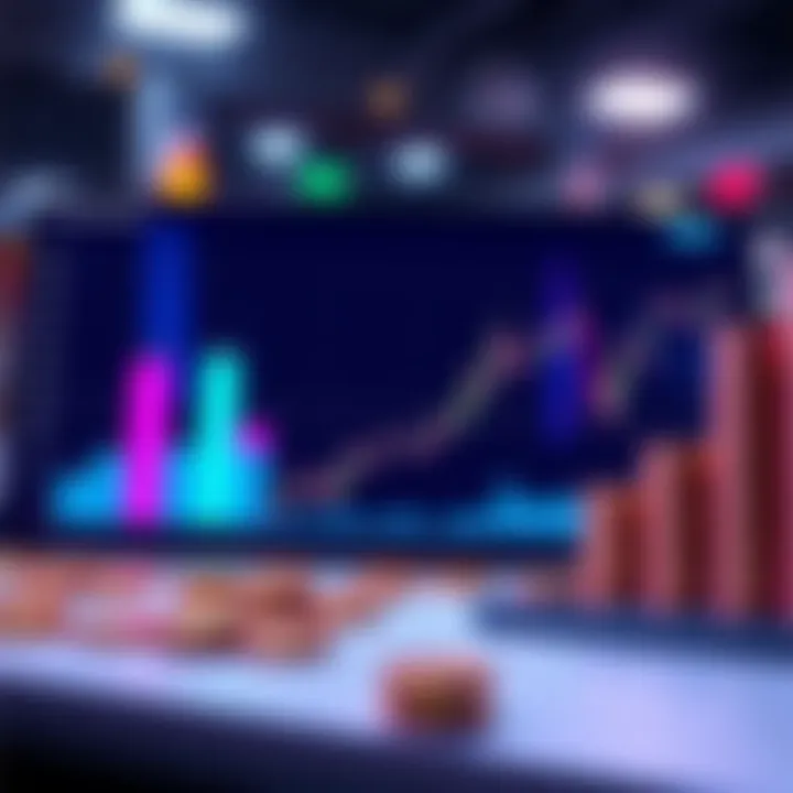 A visual representation of an investment journey showing a rise from 38K to 73K, with graphs indicating strategic coin additions.