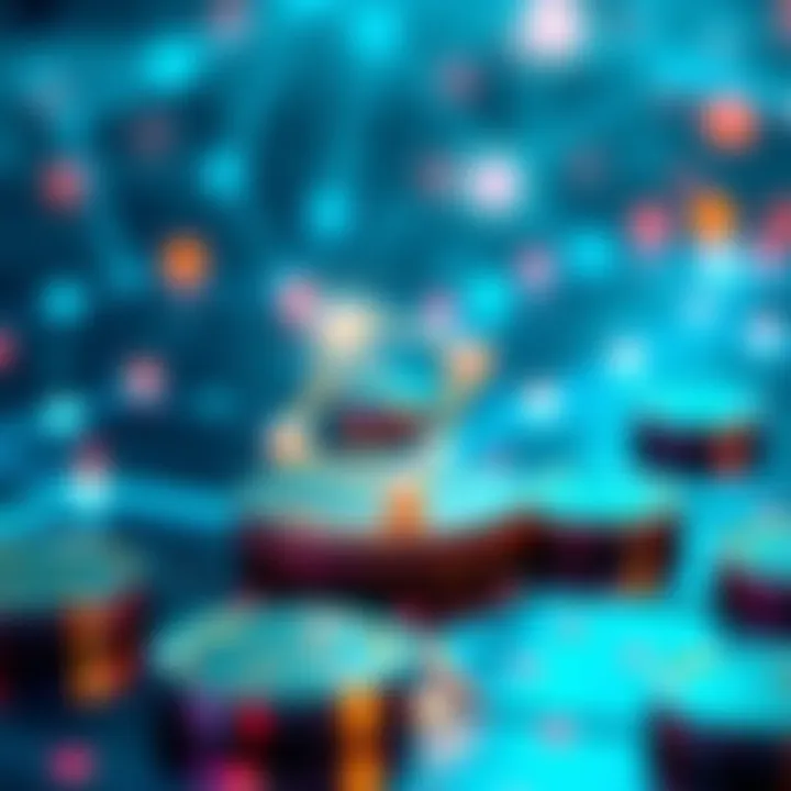 Visual representation of IOTA tokens and network enhancements after the recent upgrade, showcasing staked tokens and their uses in the ecosystem.