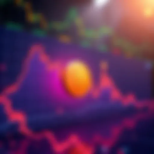 A price chart showing Jasmy Coin trends with upward and downward movements, reflecting market analysis
