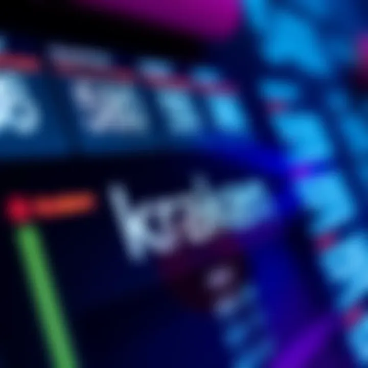Close-up of the Kraken logo displayed on a digital wallet interface showing cryptocurrency balances