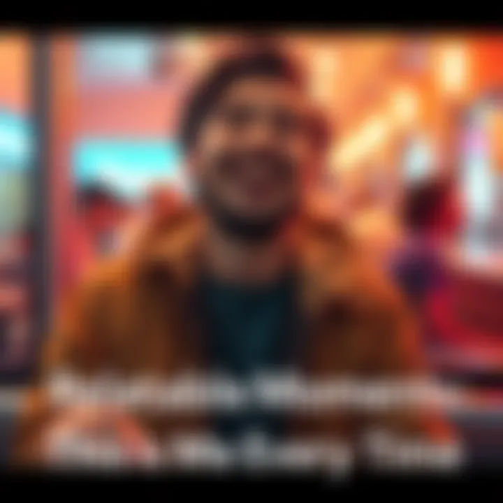 A person laughing while experiencing a relatable moment in daily life, such as spilling coffee or misplacing their keys.