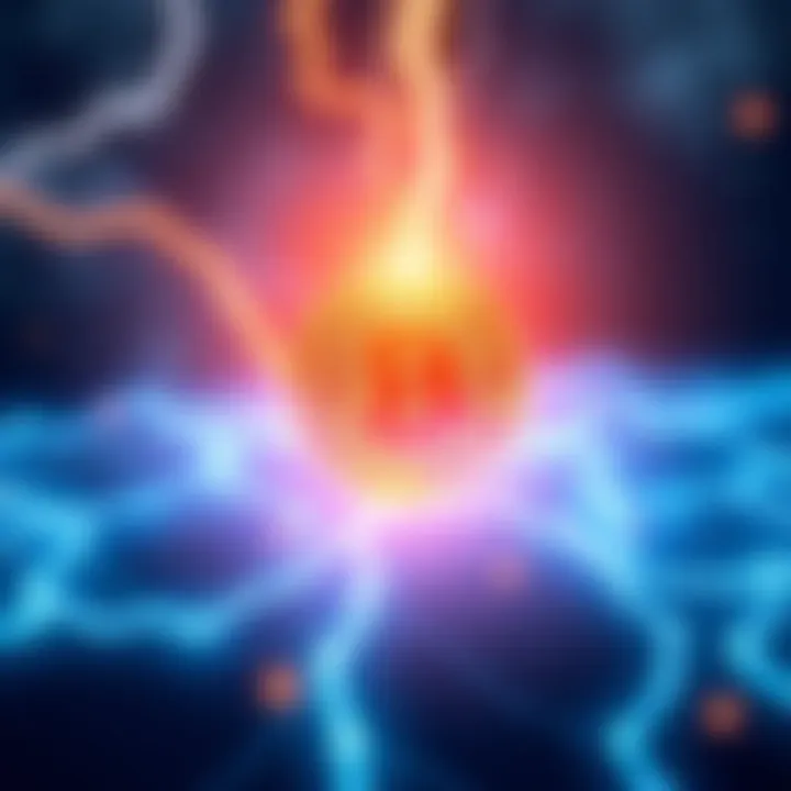 Illustration showing connections of the lightning network on Bitcoin with payment channels and limits represented visually