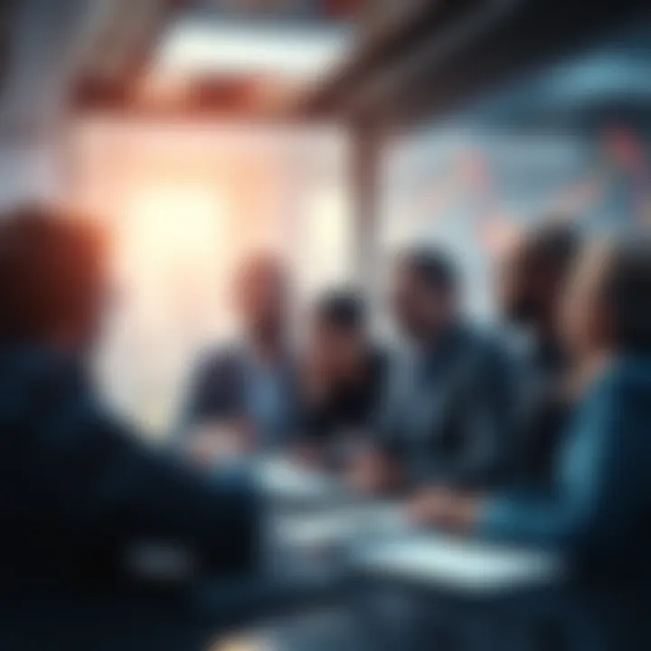 Traders sharing insights and strategies in a lively discussion about Litecoin markets