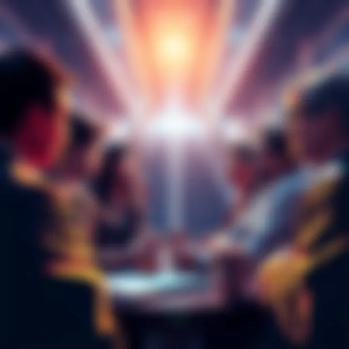 People engaging in a discussion about Litecoin trading strategies and market trends