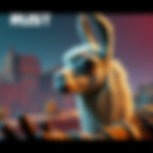 Luckyllama focused and playing Rust with silent determination