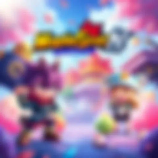 A vibrant scene from MapleStory N, featuring colorful characters and in-game items on the Avalanche Henesys blockchain.
