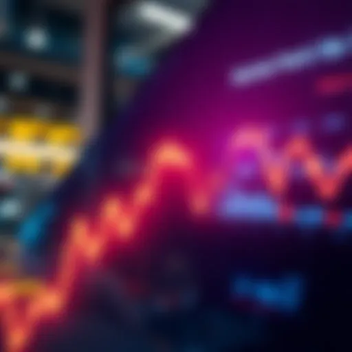 A graph showing a downward trend indicating a likely drop below 100k in the market