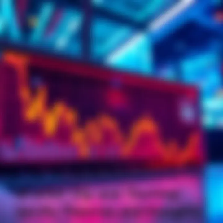 A graph showing a sharp decline in market value, indicating a dip in the stock market. Investors are looking worried as they analyze the trends.