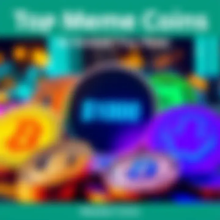 A graphic showing popular meme coins like Toshi, Pepe, Doge, and Shib, with a visual of $1,000 in the center