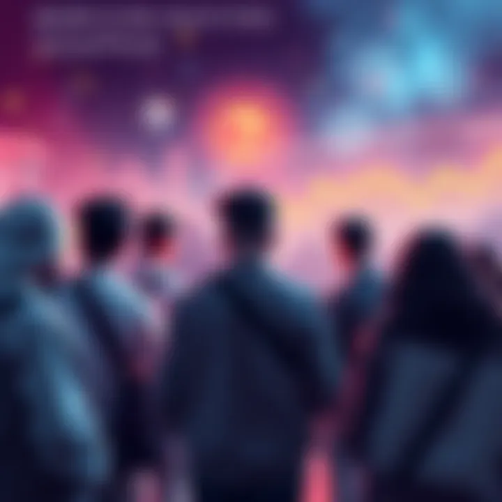 A graphic showing a group of confused people looking at empty wallets and charts, symbolizing lost investments in memecoins.