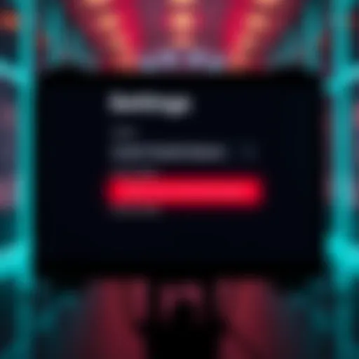 A screen showing a settings menu without the Invite Friends option