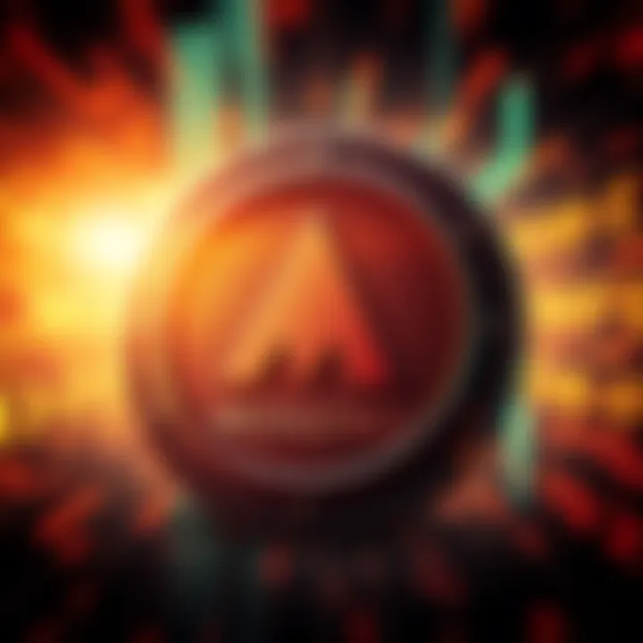 A visual representation of the Monero logo with an alert symbol, indicating a security threat from a 51% attack, showing concern for the community trust.