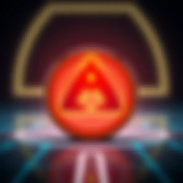 Monero logo with an alert symbol indicating a security concern due to the 51% attack