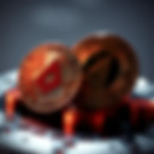 Physical coins representing Monero and Zcash, symbolizing the rise of privacy cryptocurrencies amid EU regulations.