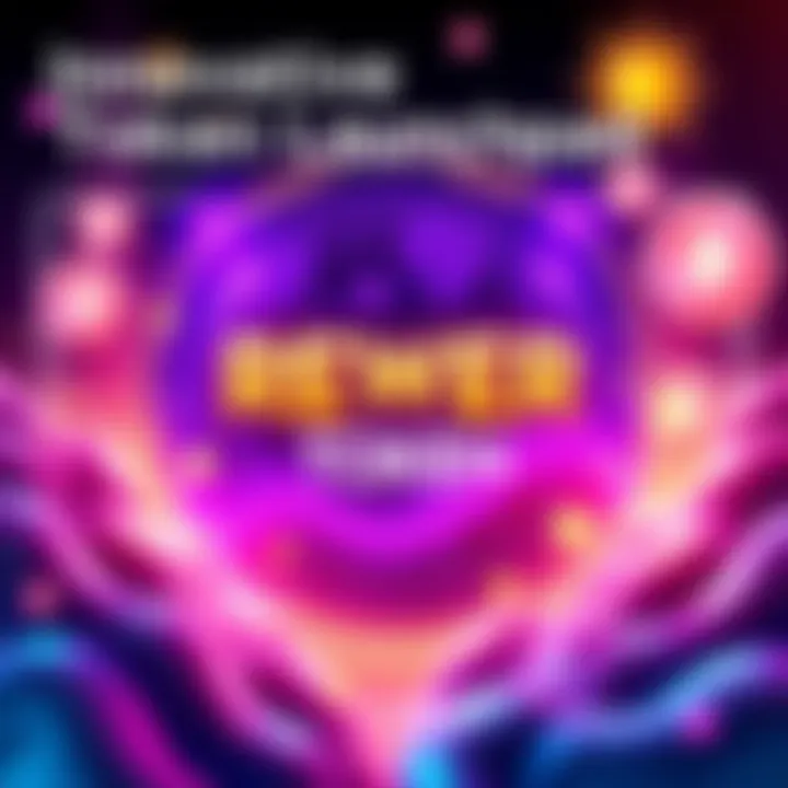 A vibrant graphic showcasing the MoneyGlitchFun rewards token platform, featuring dynamic visuals of tokens and rewards symbolizing passive income potential.