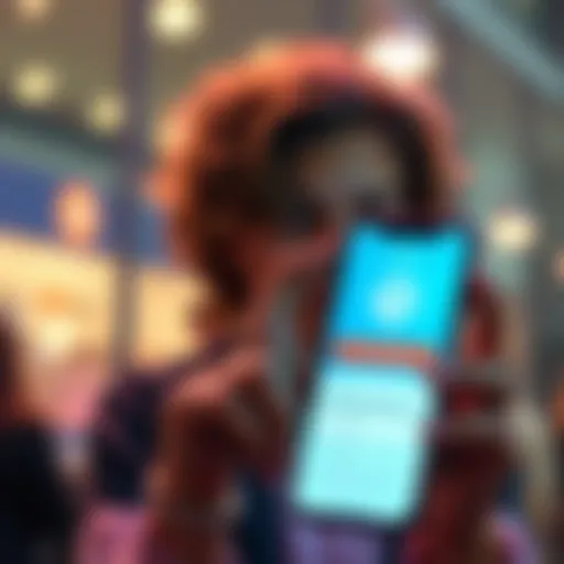 A person looking at a smartphone displaying the Revolut app, pondering over common questions about using the platform.