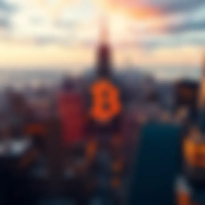 Illustration of New York City skyline with a digital currency symbol overlay, representing the proposed crypto tax