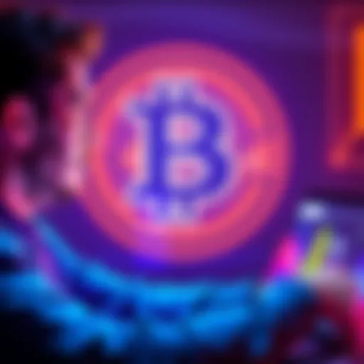 A person looking concerned while reviewing cryptocurrency withdrawal policy changes on a laptop, with a Bitcoin symbol in the background, representing the new asset requirement for free withdrawals.