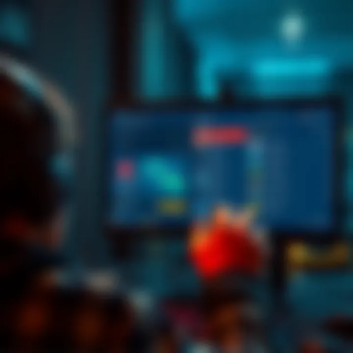 A person looking frustrated while checking NFT transfer status on a computer screen, showing wallet interfaces like GameStop and Metamask.