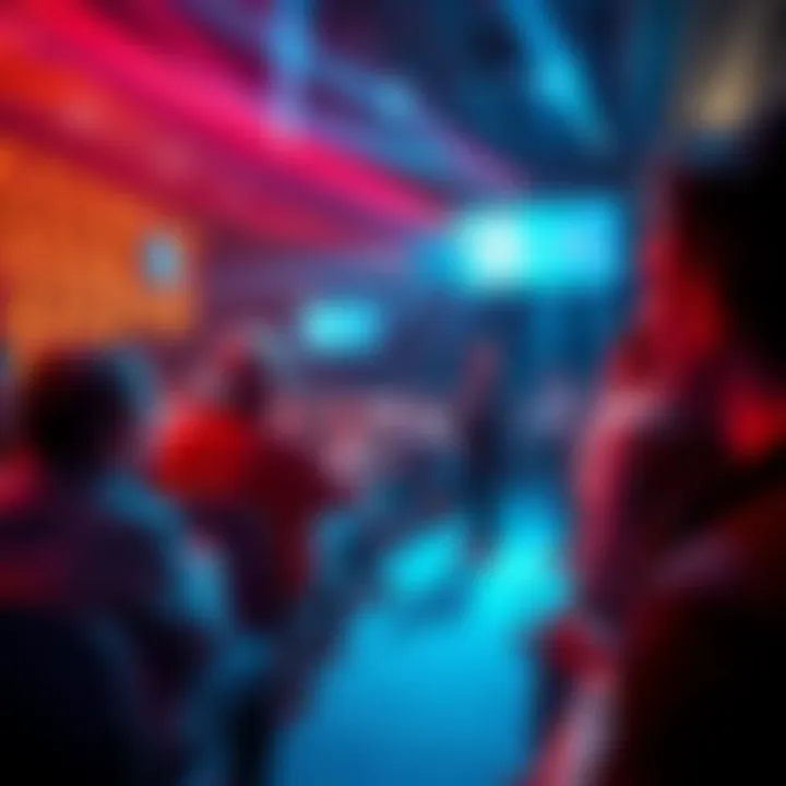 Nic engaging with the audience during the live Consensus event for virtual ticket holders