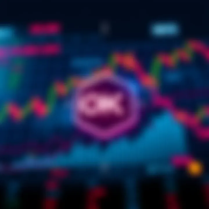OKX logo with financial charts indicating growth and recovery in the cryptocurrency market
