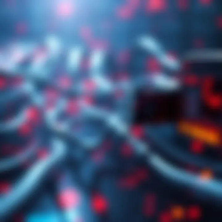 A digital representation of a network connection with a focus on port 18080 for enhanced privacy on Monero