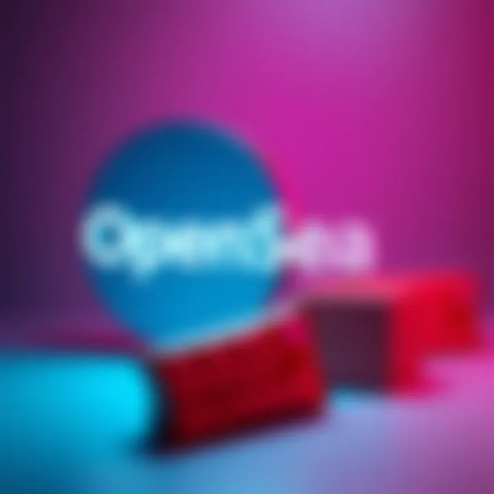 OpenSea's logo alongside counterfeit BadBunnz NFTs highlighting the error in purchase