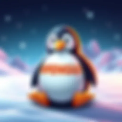 Colorful logo of $PENGU featuring a cartoon penguin, symbolizing the new memecoin trend with brand partnerships in 2025.
